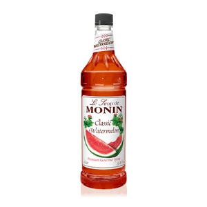 Monin Classic Watermelon PET Syrup 1 ltr. 4/ct.