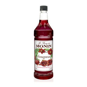 Monin Pomegranate PET Syrup 1 ltr. 4/ct.