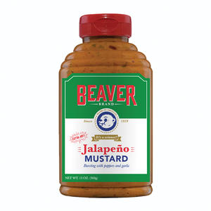 Beaver Jalapeno Mustard 13 oz. 6/ct.