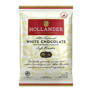 Hollander White Chocolate Café Powder 2.5 lb. 10/ct.