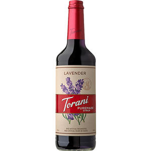 Torani Puremade Lavender Syrup 750 ml. 4/ct.