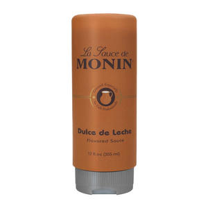 Monin Dulce de Leche Sauce Squeeze Bottle 12 oz. 6/ct.