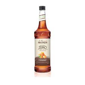 Monin Natural Zero Caramel Syrup 750 ml. 6/ct.