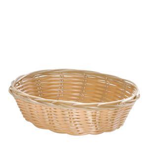 Handwoven Basket Oval Natural 9" 1 dz./Case