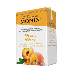 Monin Peach Fruit Smoothie Mix 46 oz. 6/ct.