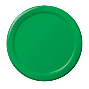 Paper Plate Emerald Green 10/24/ct.