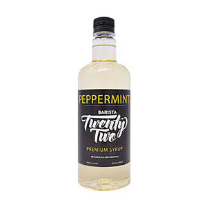 Barista 22 Peppermint Syrup 750 ml. 12/ct.