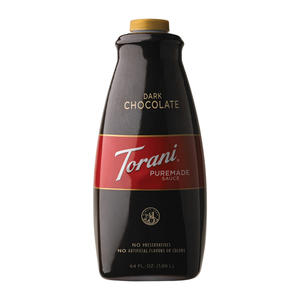 Torani Puremade Dark Chocolate Sauce 64 oz. 4/ct.