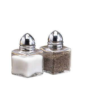 Mini Cube Salt and Pepper Shaker 0.5 oz 2/dz.