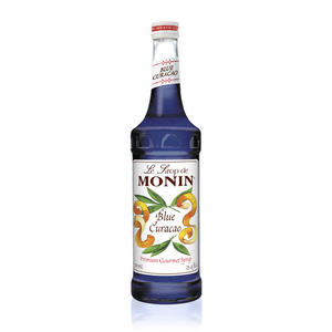 Monin Blue Curacao Syrup 750 ml. 12/ct.