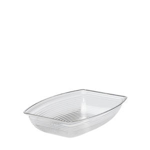 Camwear Bowl Ribbed Rectangular Clear 9" x 12" 1/ea.