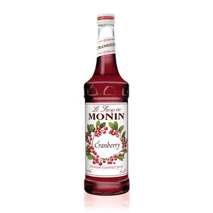Monin Cranberry Syrup 750 ml. 12/ct.