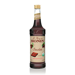 Monin Chocolate Syrup Organic 750 ml. 6/ct.