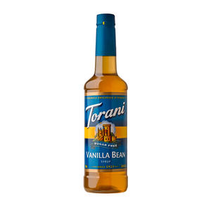 Torani Vanilla Bean Syrup Sugar Free PET 750 ml. 4/ct.