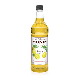 Monin Lemon PET Syrup 1 ltr. 4/ct.