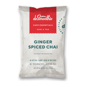 Dr. Smoothie Cafe Essentials Gourmet Beverage Mix Ginger Spice Chai 3.5 lb. 5/ct.
