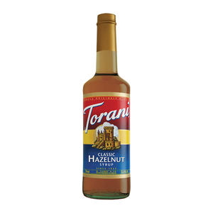 Torani Hazelnut Classic Syrup 750 ml. 12/ct.