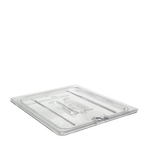 Camwear Food Pan Cover Half-Size Notched with Handle Clear 1/ea.