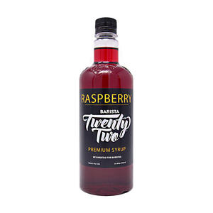 Barista 22 Raspberry Syrup 750 ml. 12/ct.