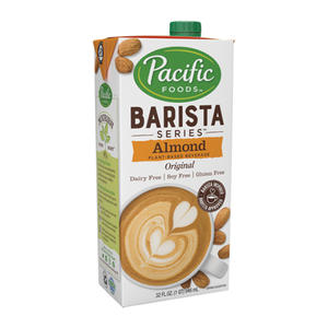Pacific Foods Barista Series Almond Original Beverage 32 oz. 12/ct.