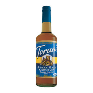 Torani Chocolate Chip Cookie Dough Syrup Sugar Free 750 ml. 12/ct.