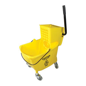 Value-Plus™ Sidepress Wringer/Plastic Bucket Combo Yellow 26-35 qt 1/ea.