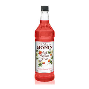 Monin Passion Fruit Red PET Syrup 1 ltr. 4/ct.