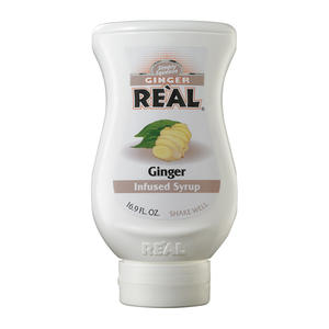 Real Infused Ginger Syrup 16.9 oz. 6/ct.