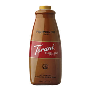 Torani Puremade Pumpkin Pie Sauce 64 oz. 4/ct.