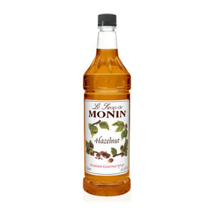 Monin Hazelnut PET Syrup 1 ltr. 4/ct.