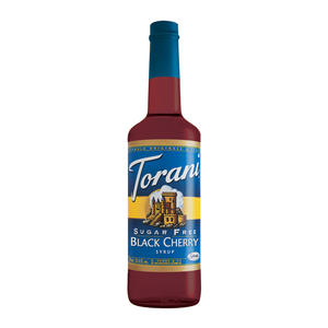 Torani Black Cherry Syrup Sugar Free 750 ml. 12/ct.