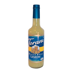 Torani Lemon Syrup Sugar Free 750 ml. 12/ct.