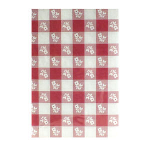 Tablecover Banquet Roll Red Gingham 1/ea.
