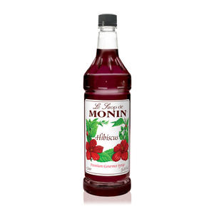 Monin Hibiscus PET Syrup 1 ltr. 4/ct.