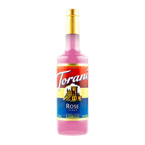 Torani Rose Syrup 750 ml. 12/ct.