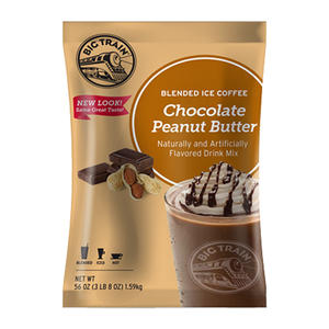Big Train Chocolate Peanut Butter Blended Ice Coffee Mix 3.5 lb. 5/ct.