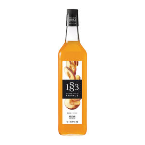 1883 Peach Syrup 1 ltr. 6/ct.