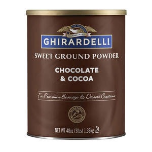 Ghirardelli Sweet Ground Chocolate & Cocoa Powder Can 3 lb. 7/ct.