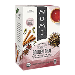 Numi Golden Chai Tea 6/18/ct.