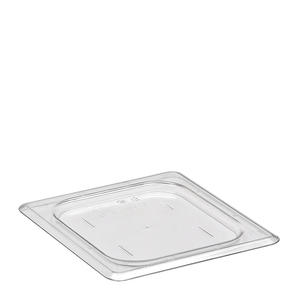 Camwear Food Pan Cover Sixth Size Solid Clear 6/ct.