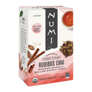 Numi Rooibos Chai Tea 6/18/ct.