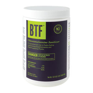 BTF Chloromelamine Sanitizer Powder 16.75 oz 1/ea.