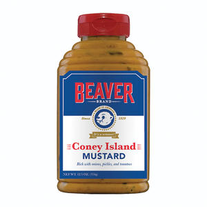 Beaver Coney Island Mustard 12 oz. 6/ct.