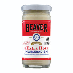 Beaver Extra Hot Horseradish 4 oz. 12/ct.