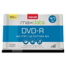 Dvd-r Recordable Disc, 4.7 Gb, 16x, Spindle, Gold, 50/pack
