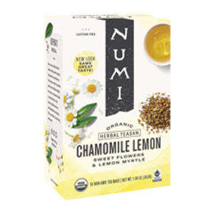 Numi Chamomile Lemon Tea Caffeine Free 6/18/ct.