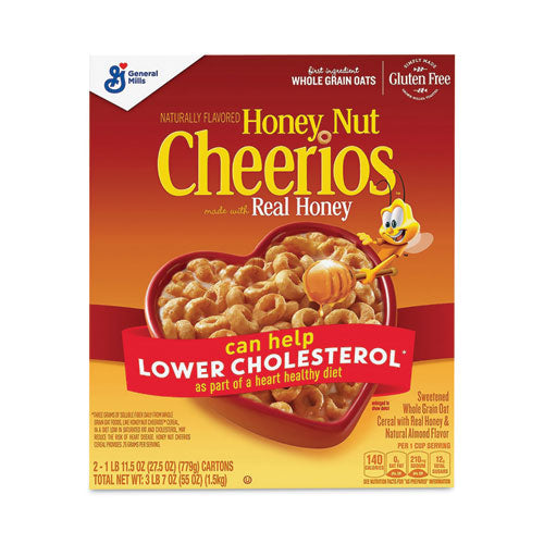 Honey Nut Cereal, 27.5 Oz Box, 2/pack, Ships In 1-3 Business Days