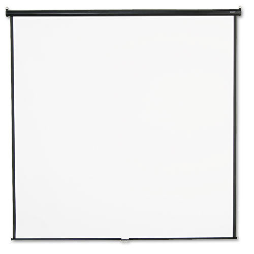 Wall Or Ceiling Projection Screen, 96 X 96, White Matte Finish
