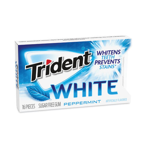 Sugar-free Gum, White Peppermint,16 Pieces/pack, 9 Packs/box, Ships In 1-3 Business Days