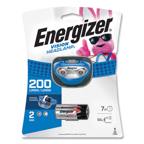 Led Headlight, 3 Aaa Batteries (included), Blue